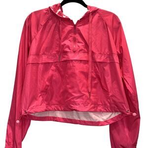 Mainstrip – Pink Smiley Windbreaker – Pink – Size Medium